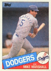 1985 Topps Baseball Cards      085      Mike Marshall